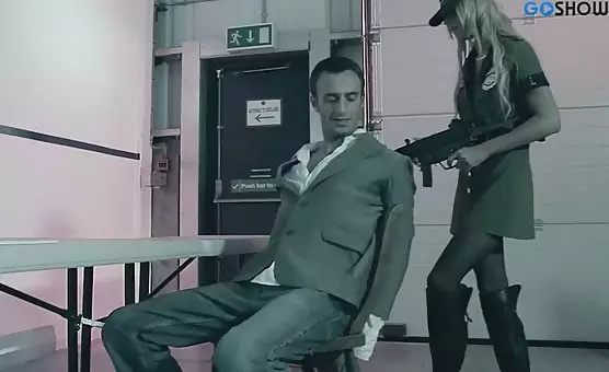 Blonde Officers Patrolling Pleasures
